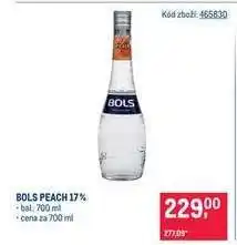 Makro BOLS PEACH 17 % nabídka