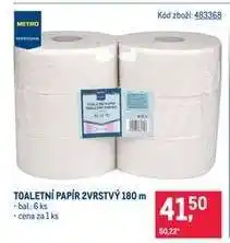 Makro TOALETNÍ PAPÍR 2VRSTVÝ 180 m nabídka