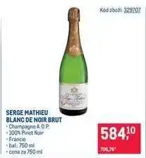 Makro Serge Mathieu Blanc de Noir brut nabídka