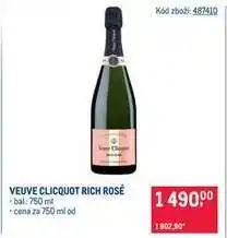 Makro VEUVE CLICQUOT RICH ROSÉ nabídka