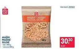 Makro Arašídy pražené solené nabídka