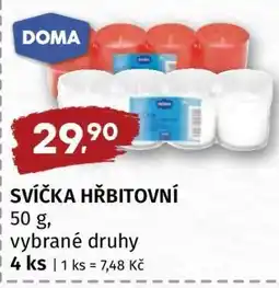 Terno SVÍČKA HŘBITOVNÍ nabídka