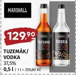 Terno TUZEMÁK, VODKA nabídka