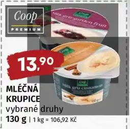 Terno MLÉČNÁ KRUPICE vybrané druhy nabídka
