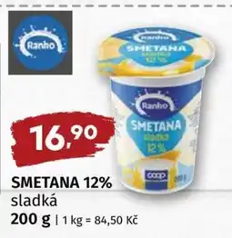 Terno SMETANA 12% sladká nabídka