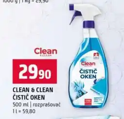 Terno CLEAN & CLEAN ČISTIČ OKEN nabídka