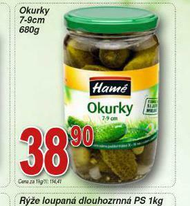 Lidl Hamé okurky 7-9 cm nabídka