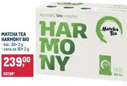 Makro Matcha tea harmony bio nabídka