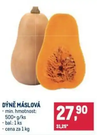 Makro Dýně máslová nabídka