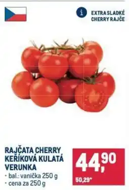 Makro Rajčata cherry keříková kulatá verunka nabídka