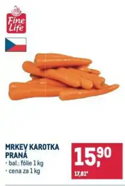 Makro Mrkev karotka praná nabídka