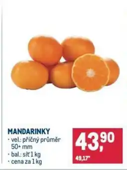 Makro Mandarinky nabídka