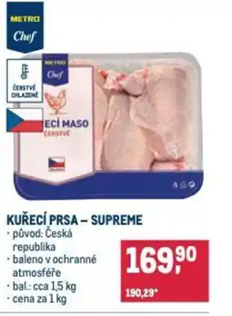 Makro Kuřecí prsa - supreme nabídka