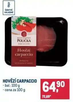 Makro Hovězí carpaccio nabídka