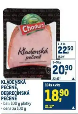 Makro Kladenská pečeně, debrecínská pečeně nabídka