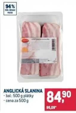 Makro Anglická slanina nabídka