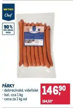 Makro Párky nabídka