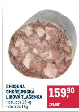 Makro Chodura ondřejnická libová tlačenka nabídka