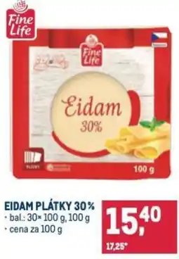Makro Eidam plátky 30% nabídka