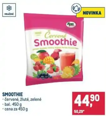 Makro Smoothie nabídka