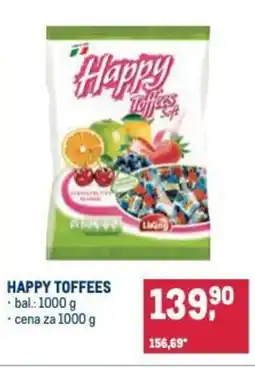 Makro Happy toffees nabídka