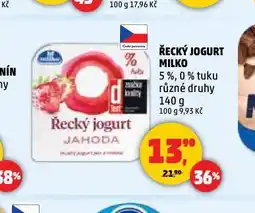 Penny Market Milko řecký jogurt nabídka