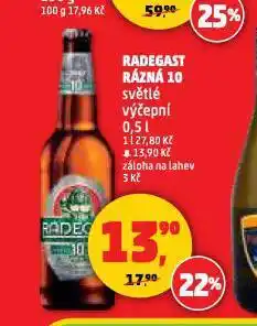 Penny Market Pivo radegast nabídka
