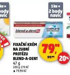 Penny Market Blend a dent fixační krém na zubní protézu nabídka