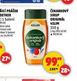 Penny Market 4slim čekankový sirup nabídka