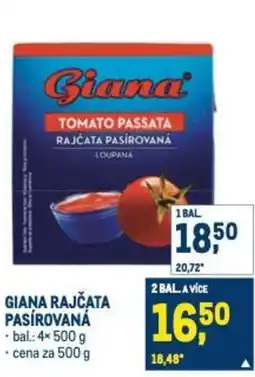 Makro Giana rajčata pasírovaná nabídka