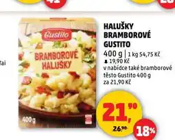 Penny Market Gustito bramborové halušky nabídka