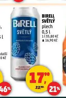 Penny Market Birell nealkoholické pivo nabídka