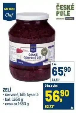 Makro Zelí nabídka