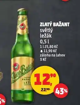 Penny Market Pivo zlatý bažant nabídka