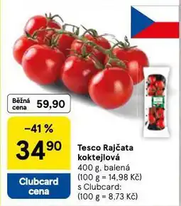 Tesco Rajčata koktejlová nabídka
