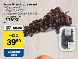 Tesco Finest hrozny tmavé nabídka