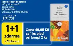 Tesco Finest čokoláda nabídka