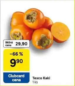 Tesco Kaki nabídka