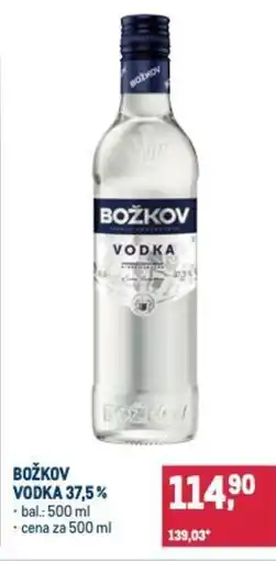 Makro Božkov vodka 37,5% nabídka