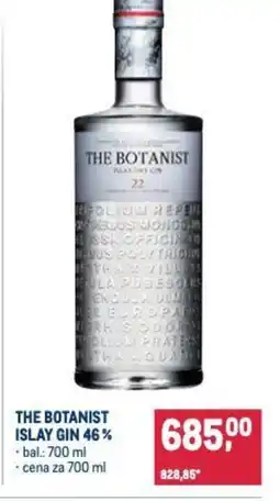 Makro The botanist islay gin 46% nabídka