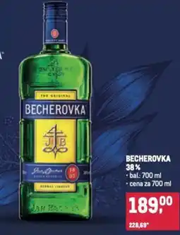 Makro Becherovka 38% nabídka