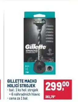 Makro Gillette mach3 holicí strojek nabídka