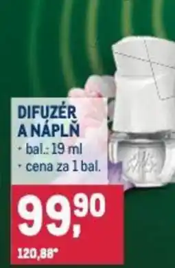 Makro Difuzér a náplň nabídka