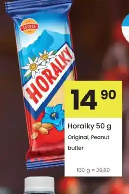 Kubík potraviny Horalky Original, Peanut butter nabídka