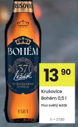 Kubík potraviny Krušovice Bohém nabídka