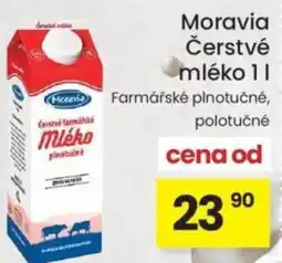 Kubík potraviny Moravia Čerstvé mléko nabídka