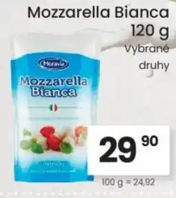 Kubík potraviny Moravia Mozzarella Bianca nabídka