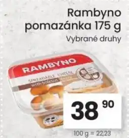 Kubík potraviny Rambyno Vajíčkový salát nabídka