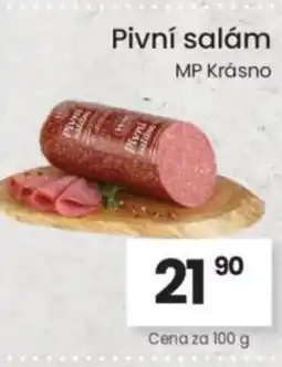 Kubík potraviny Pivní salám nabídka