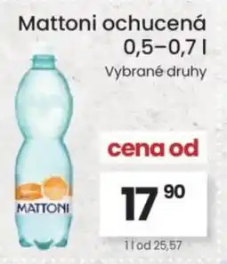 Kubík potraviny Mattoni ochucená nabídka